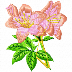 Flowers And Tree Embroidery Design 9 Flowers And Tree Embroidery Design 9